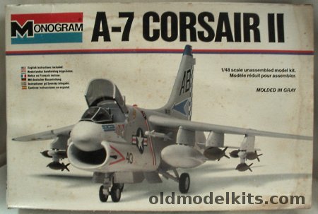 Monogram 1/48 A-7 Corsair II - VA-72 USS John F Kennedy, 5418 plastic model kit